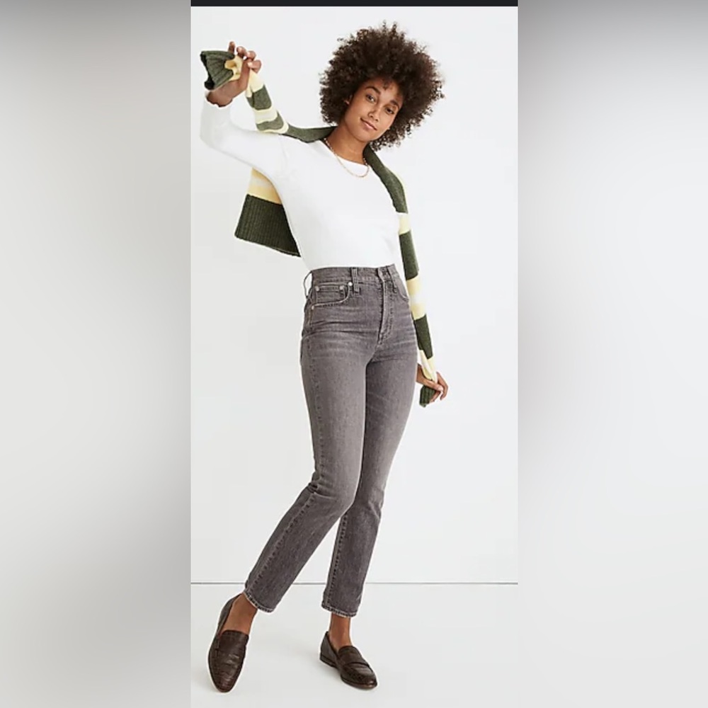 Like New!! The Perfect Vintage Jean in Grey Madewell